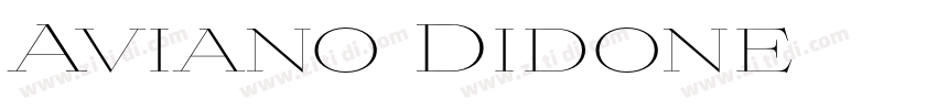 Aviano Didone字体转换